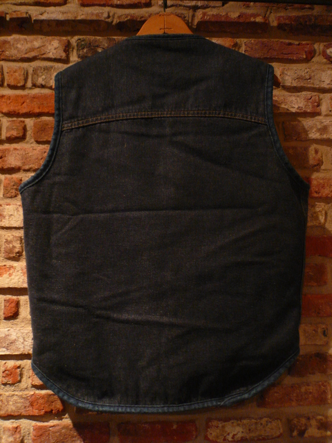 1970s GENUINE\"ROEBUCKS\" Denim boa-linning VEST ._d0172088_21575472.jpg