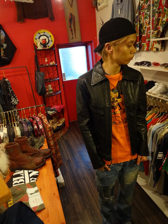 70\'s　Leather　Jacket　を5点_c0172392_18524917.jpg