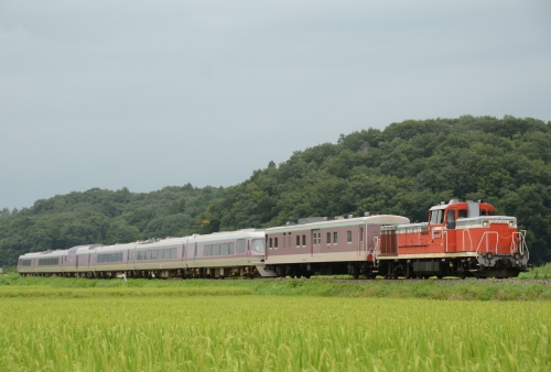 ﾘｿﾞｰﾄｴｸｽﾌﾟﾚｽゆう水郡線試運転・水戸工臨_c0238996_22375175.jpg