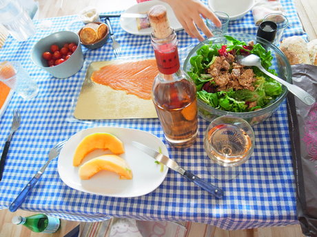 saumon melon pour l\'été - 甲州ロゼと、スモークサーモンメロン_a0231632_19562427.jpg