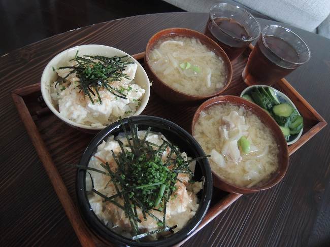 豆腐丼の昼食_b0007571_10472097.jpg