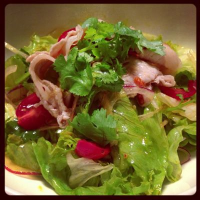 豚しゃぶ肉のエスニック風サラダ_b0065587_19415791.jpg