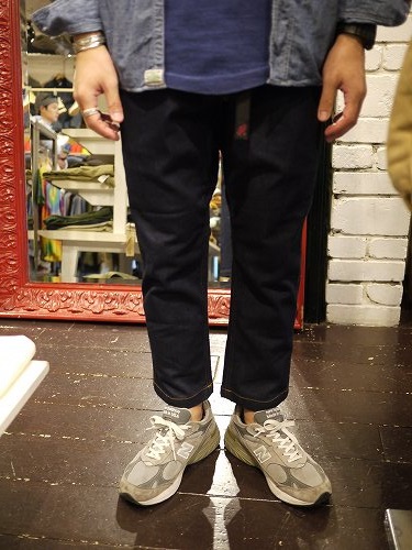 最終　グラミチ×ニコアンド　ヒョウ柄サルエルラップパンツ　限定　ユニセックス GRAMICCI』クロップドパンツ ヒョウ柄 デニム 2013F/W 秋物新作