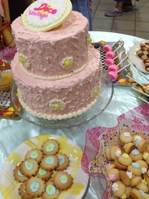 おかしさん特製ケーキ　ピンク