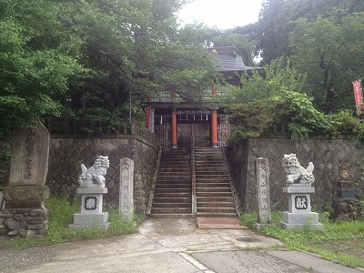 常陸坊と不動尊 常陸坊と不動尊