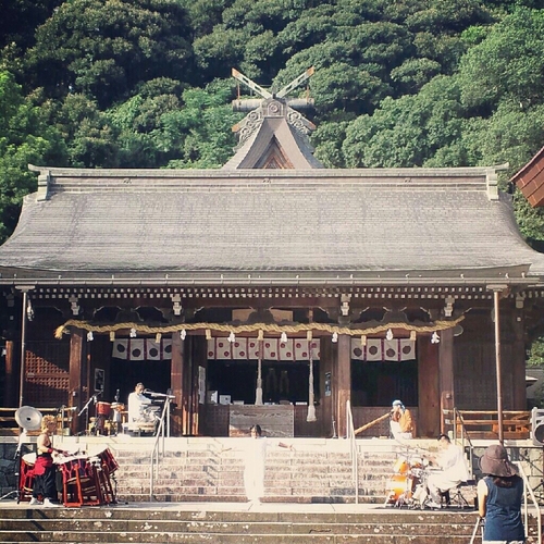 鰐淵寺、物部神社御奉納演奏_e0087595_12373531.jpg