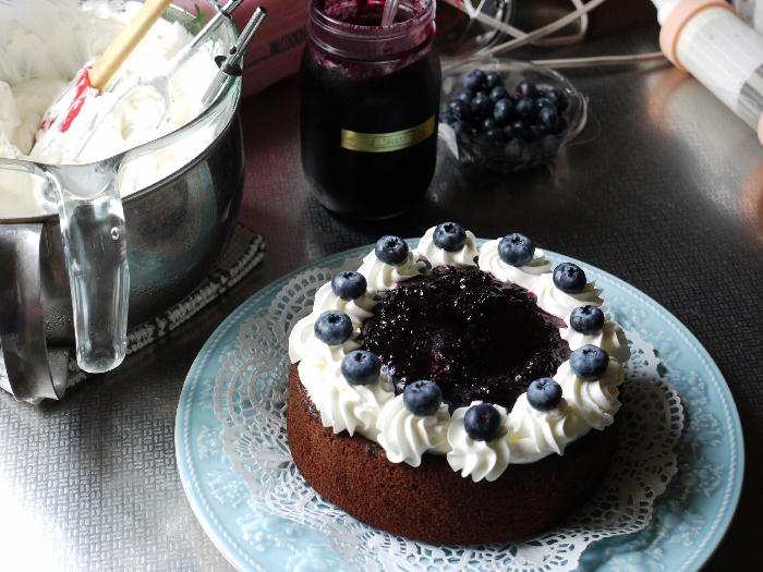 Blueberry cake　2013年8月5日_c0259569_22321795.jpg