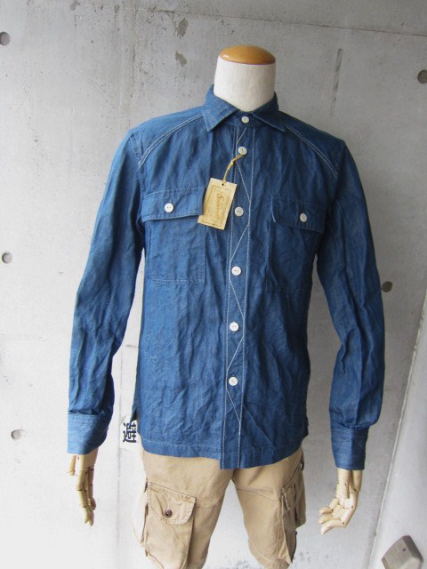 US NAVY SHIRTS JACKET ・・・ 人気のSOUND MAN より新作入荷★☆★_d0152280_17351958.jpg
