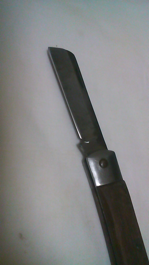 電工ナイフを研ぐ 錆身の再生 London Made 電工ナイフを研ぐ 錆身の再生 London Made