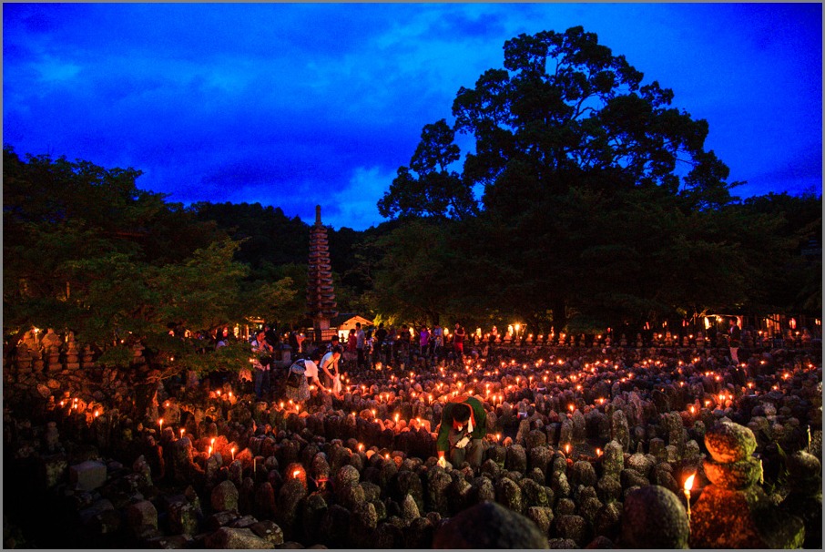 化野念仏寺 千灯供養 京都憧憬