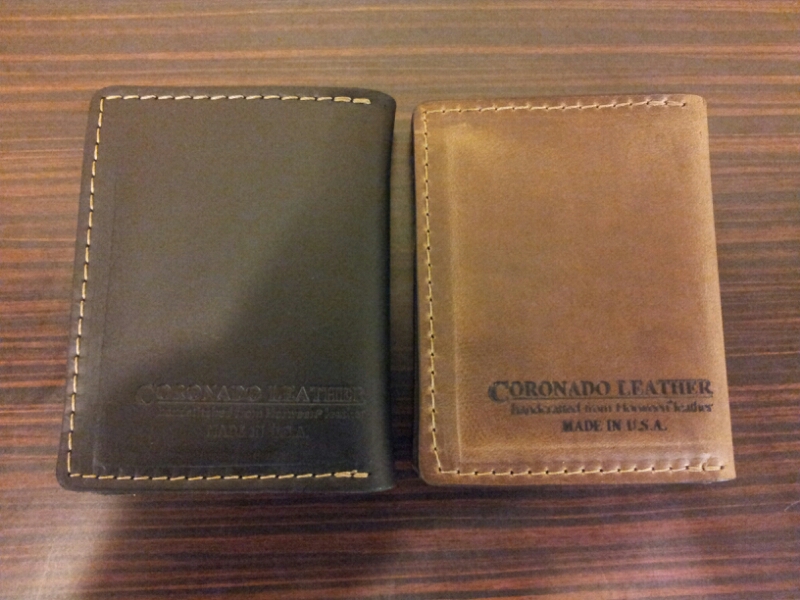 CORONADO 二つ折本革ウォレット LEATHER わずらわし