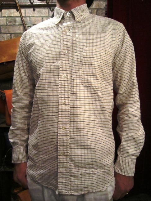 SERO (セロ) \"SUPIMA COTTON OXFORD TARTTERSALL B/D SHIRTS\" ご紹介_f0191324_9162597.jpg