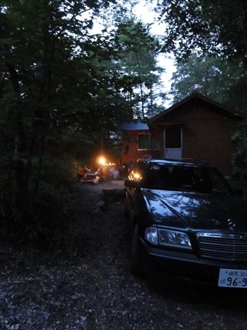 ラジウム温泉、キャンプの夜_f0034816_46234.jpg