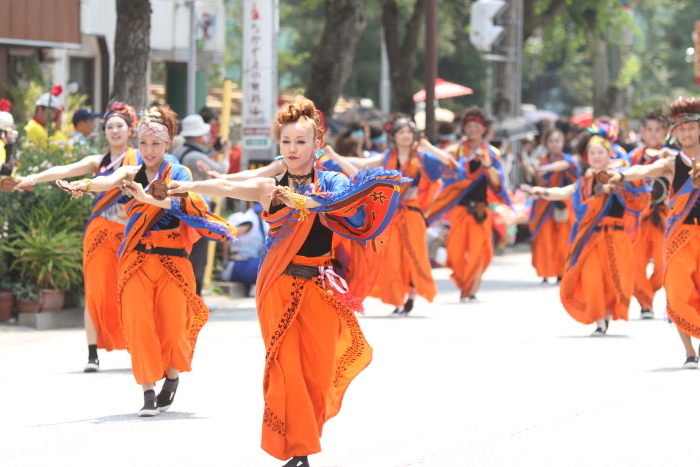 第60回よさこい祭り 本祭2日目 東印度公司 その1_a0077663_774468.jpg