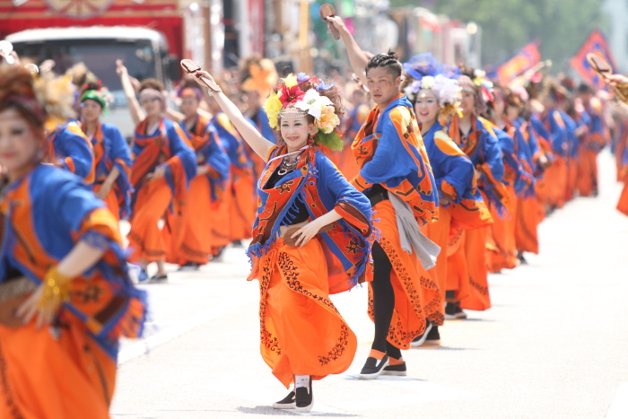 第60回よさこい祭り 本祭2日目 東印度公司 その1_a0077663_775030.jpg