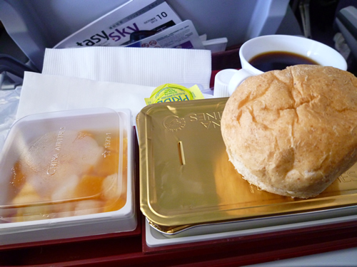 CHINA AIRLINES ホノルル→成田便の機内食_c0152767_21422836.jpg