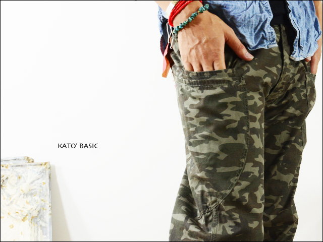 KATO\' BASIC [カトーベーシック] CAMO SIDE POCKET PANTS [BP331421] _f0051306_1810360.jpg