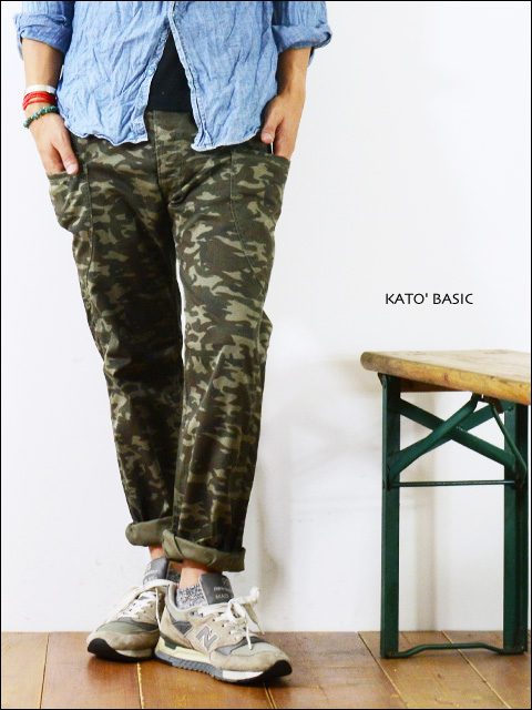 KATO\' BASIC [カトーベーシック] CAMO SIDE POCKET PANTS [BP331421] _f0051306_181062.jpg
