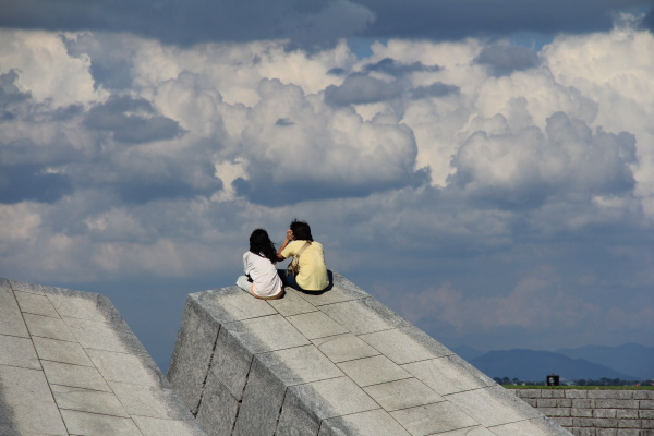 さよなら夏の日　琵琶湖岸回廊にて_b0055171_2271170.jpg