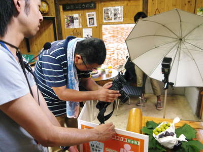 熊本ぶどう 社方園 8/29テレビタミン出演のメイキング裏話!!_a0254656_1874047.jpg