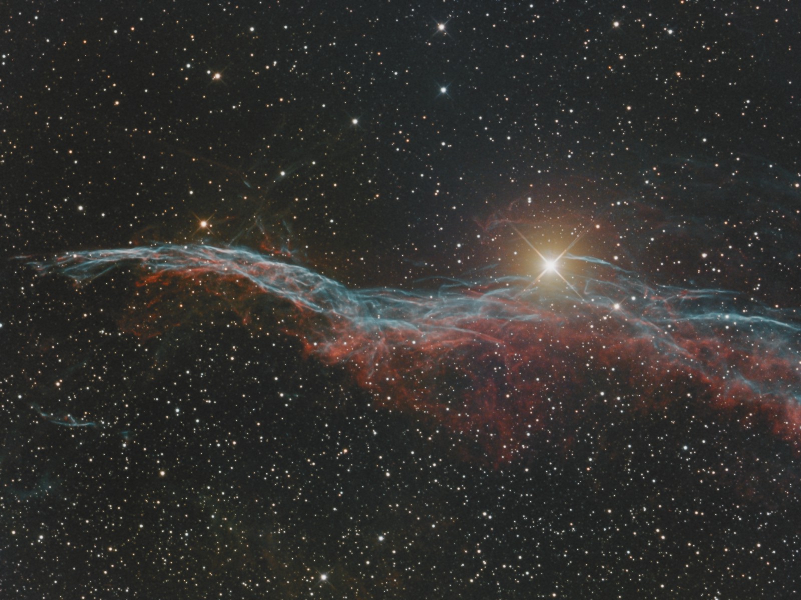 Ngc6960 網状星雲 はくちょう座 遠いのが好き