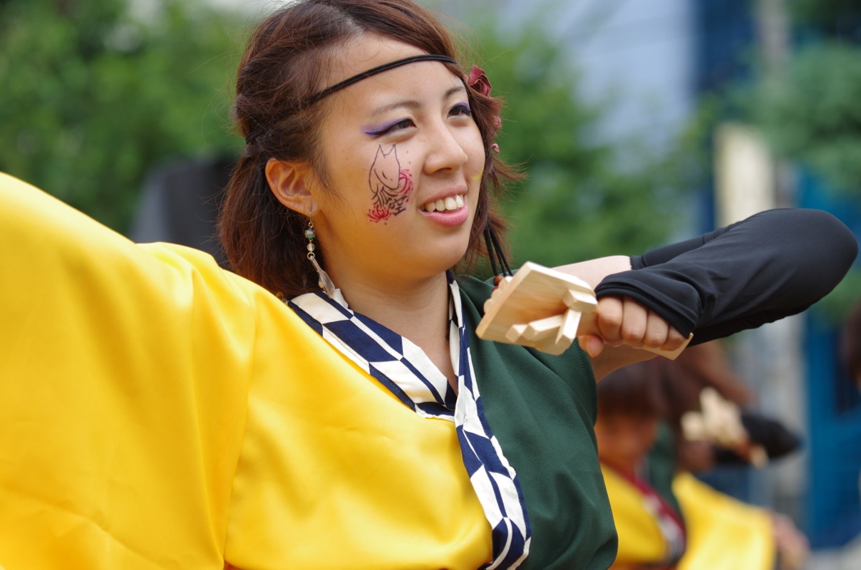 岡山うらじゃ２０１３二日目その１７（有閑踊り子一座　飛舞人）_a0009554_1185513.jpg