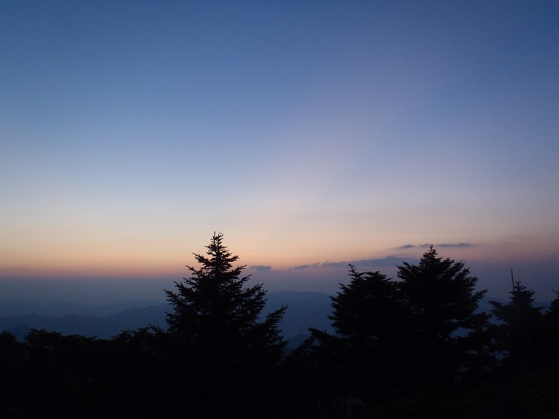 弥山国見八方覗から御来光 (^_^)/~ day2_c0147398_18263839.jpg