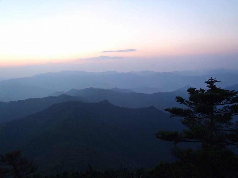 弥山国見八方覗から御来光 (^_^)/~ day2_c0147398_18265913.jpg