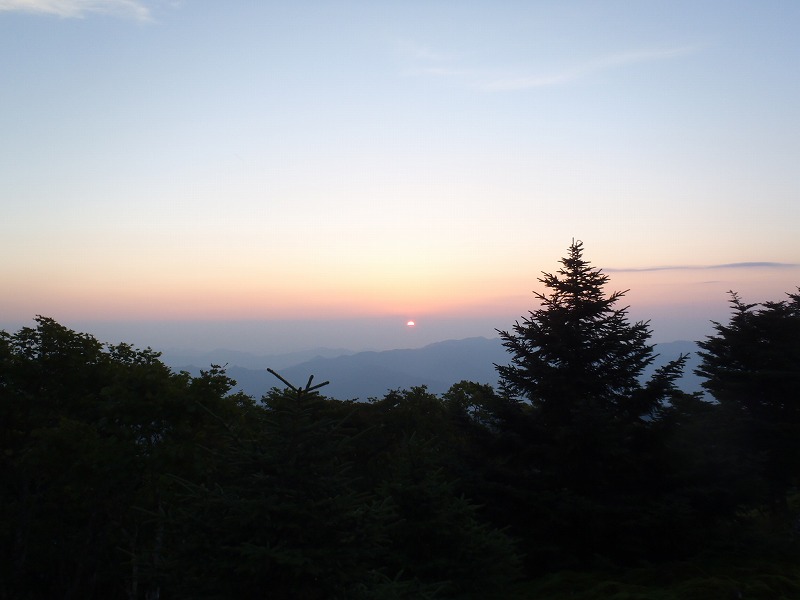 弥山国見八方覗から御来光 (^_^)/~ day2_c0147398_18271379.jpg