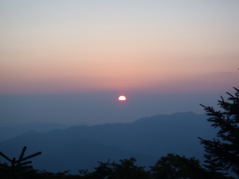 弥山国見八方覗から御来光 (^_^)/~ day2_c0147398_18272388.jpg