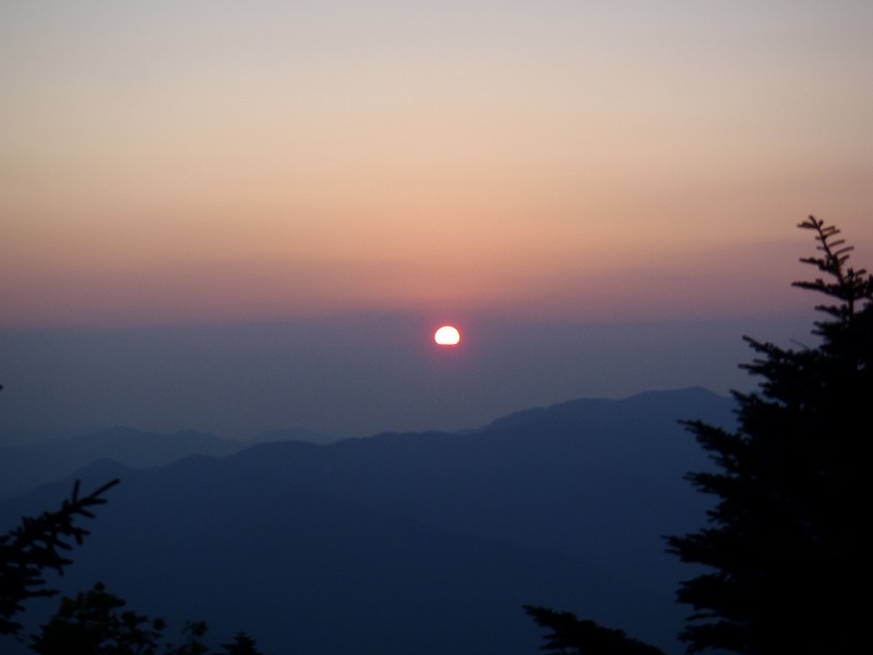 弥山国見八方覗から御来光 (^_^)/~ day2_c0147398_18273216.jpg