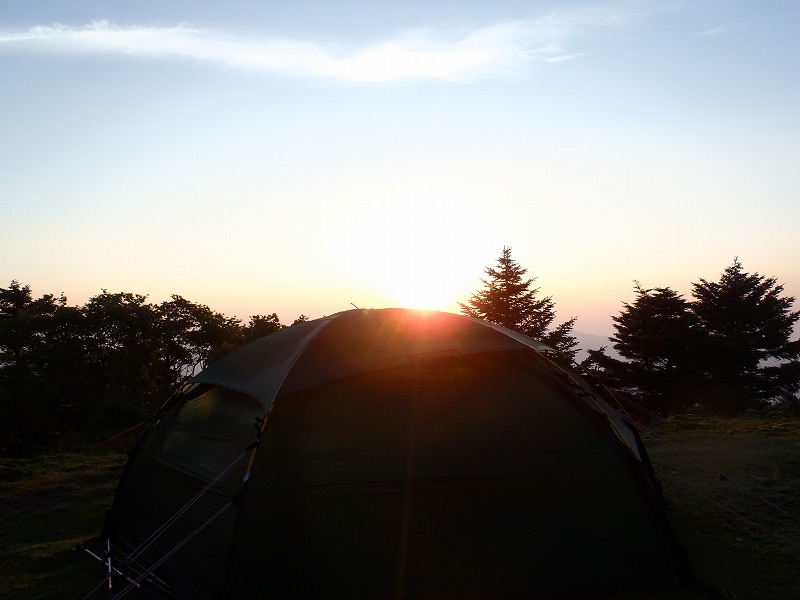 弥山国見八方覗から御来光 (^_^)/~ day2_c0147398_1829172.jpg