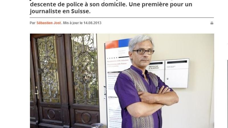 欧州新聞界ラウンドアップ -英ミランダ氏拘束と所持品押収の続報、スイスでも書類押収事件_c0016826_723950.jpg