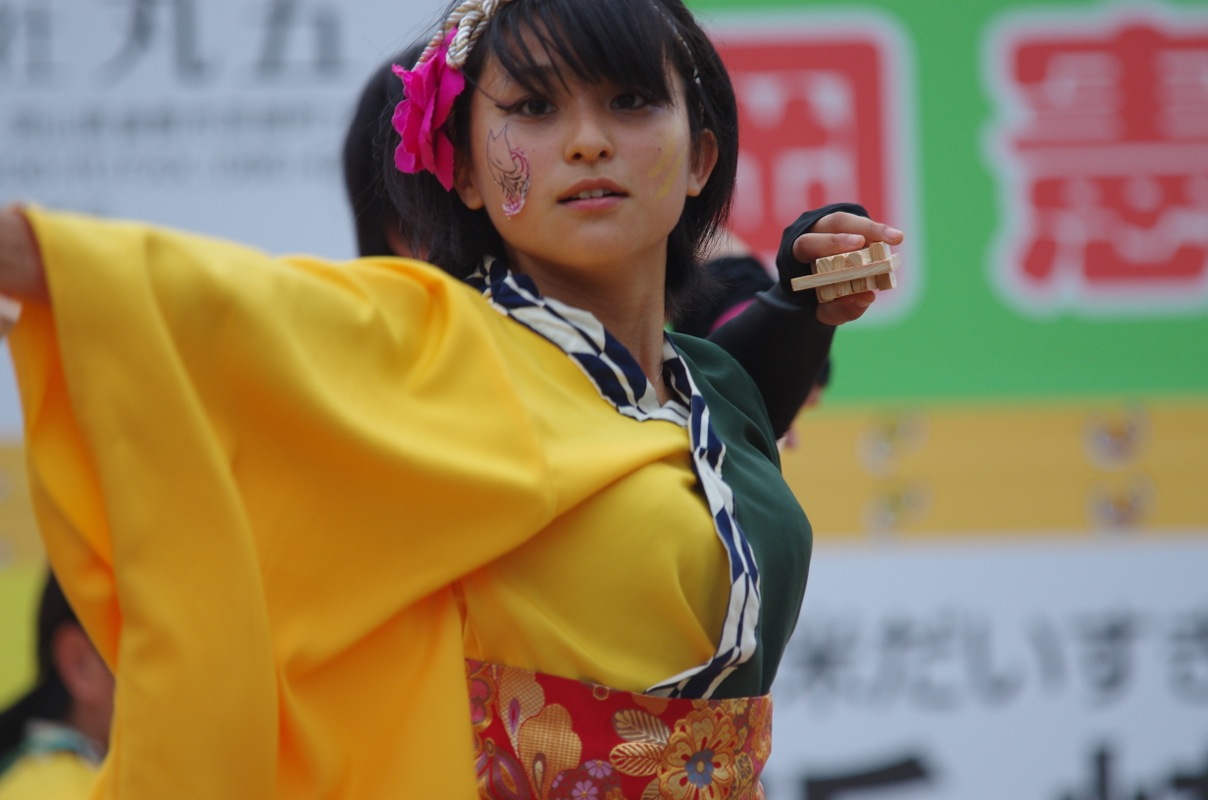 岡山うらじゃ２０１３二日目その２８（有閑踊り子一座　飛舞人その２）_a0009554_23231717.jpg