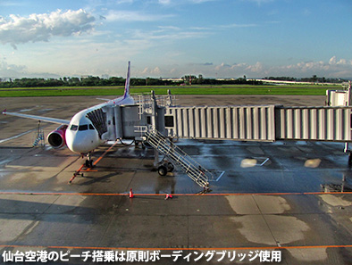 ピーチ仙台〜関空、車いすでの搭乗_c0167961_1664644.jpg