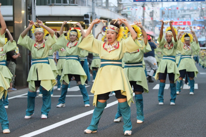 第60回よさこい祭り 本祭1日目 菜園場”菜の笑”さ組 その1_a0077663_7351120.jpg