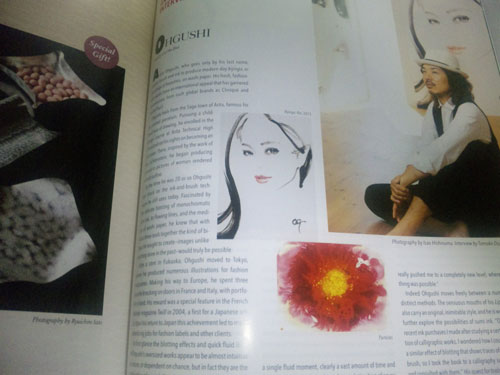 9/1発売「家庭画報国際版」OHGUSHIさんインタビューと展覧会記事５本書きました。_f0134538_1620396.jpg