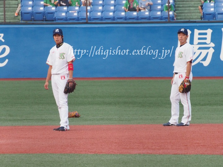 田中浩康&山田哲人選手フォト＠神宮8月シートノック_e0222575_10561592.jpg