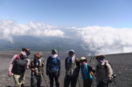 2013年8月31日　富士山宝永山噴火口めぐりを楽しむ_c0242406_11263174.jpg