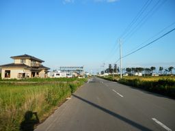 仙台 亘理 自転車道路へ _e0140354_15574331.jpg