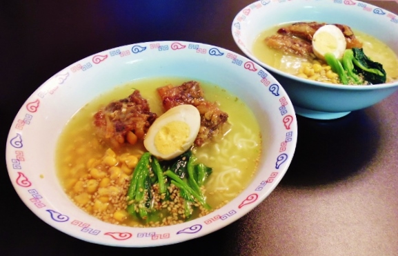 豚バラ軟骨添えた塩ラーメン_e0126576_14175477.jpg