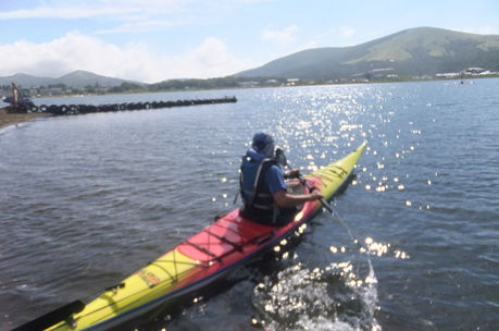 2013年9月1日　山中湖でカヌー遊びを楽しむ_c0242406_1432362.jpg