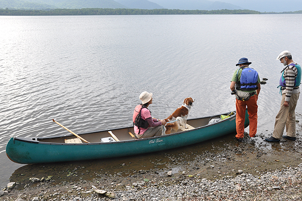 北海道犬連れ旅行記2013 ６日目　屈斜路湖　カヌー_d0079912_1605368.jpg