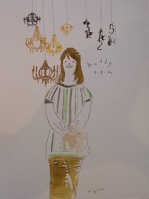 松岡文個展、似顔絵up。常設の作家新着続々!_d0322493_1915466.jpg