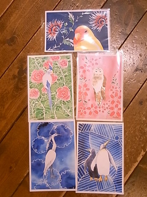 くーにゅ個展、鳥展の様子、作品新着情報_d0322493_20154340.jpg