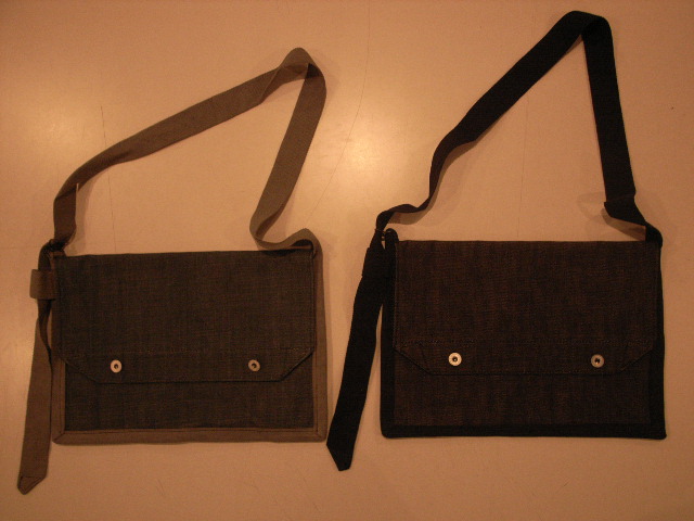 \"ANATOMICA 30\'s FRENCH ARMY DENIM BAG\"ってこんなこと。_c0140560_12151492.jpg