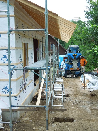 白州町H林さん邸の現場より 11_a0211886_09374.jpg