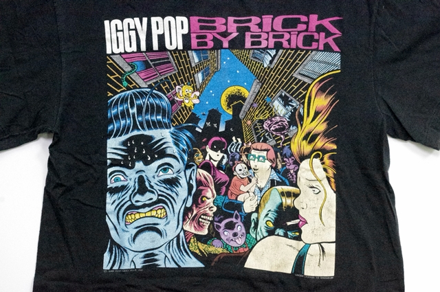 IGGY POP 90'S ヴィンテージツアーTシャツ : ”SNOTTY” VINTAGE PUNK 