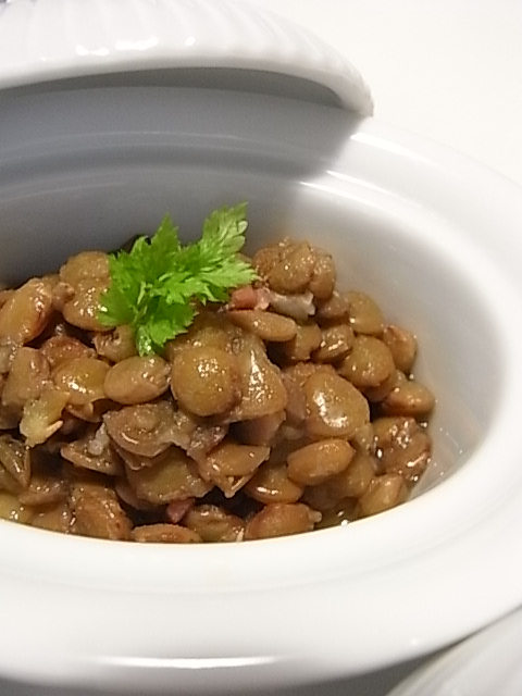レンズ豆のスープ煮 _b0145846_22161652.jpg