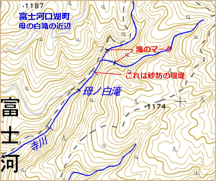 滝紀行、母の白滝の上流の滝_e0033229_21271161.jpg